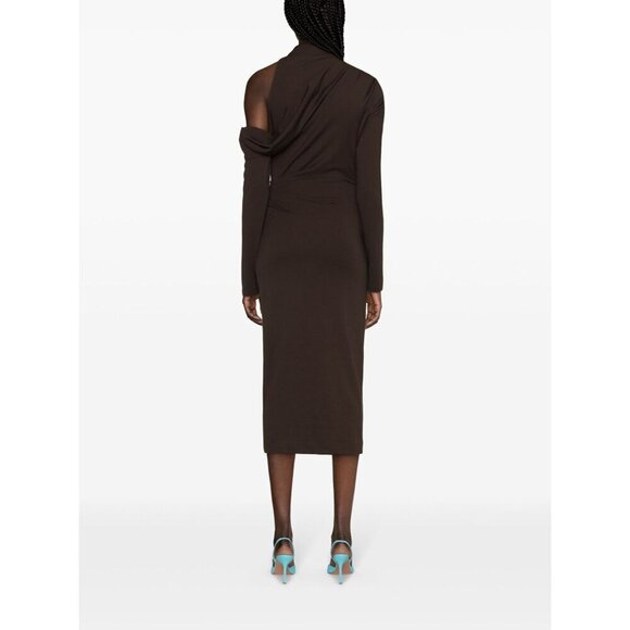 GAUGE81 Teresa Midi Dress in Mocha Brown 40 New Womens Bodycon - Picture 11 of 16